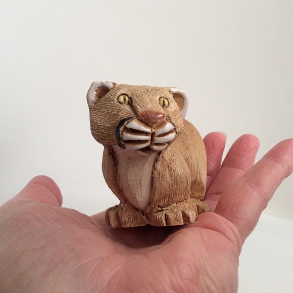 Vintage hand sculpted in Uruguay cougar - Picture 7 of 7